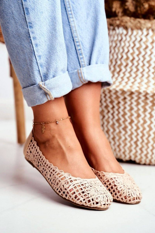 Lu Boo Baleriinad beeži värvi Carry