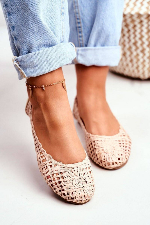 Lu Boo Baleriinad beeži värvi Carry