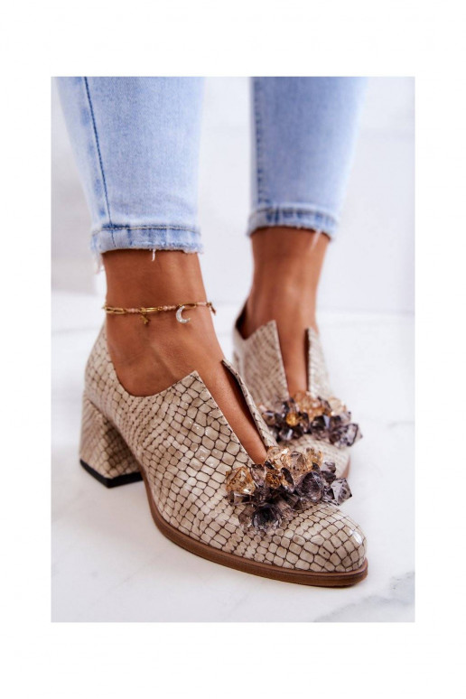 Jalatsid Mozaika bordoo-värvi Delaver