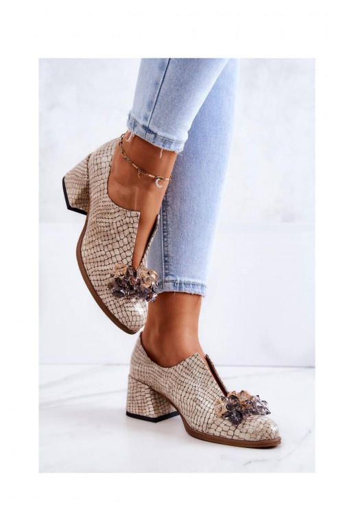 Jalatsid Mozaika bordoo-värvi Delaver