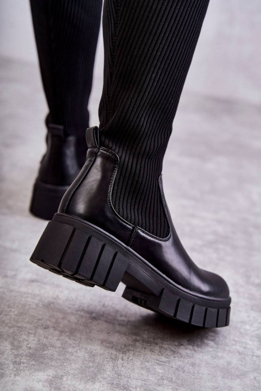 pika säärega saapad säärsaapad mustad...