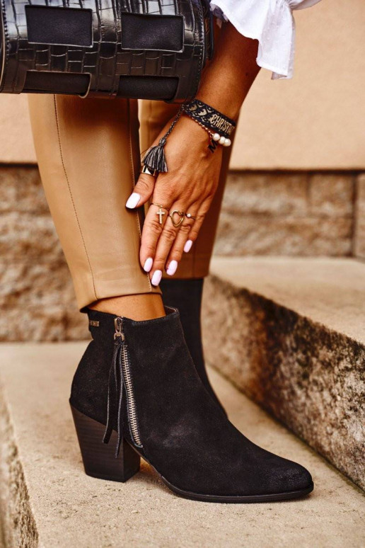 Naiste poolsaapad Big Star mustad