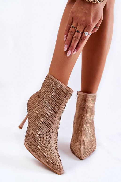 Naiste poolsaapad kõrge jämeda...