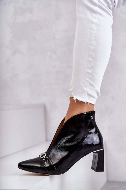 Naiste poolsaapad kõrge jämeda...