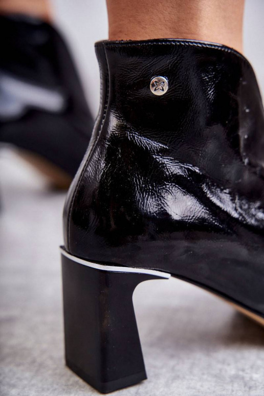 Naiste poolsaapad kõrge jämeda...