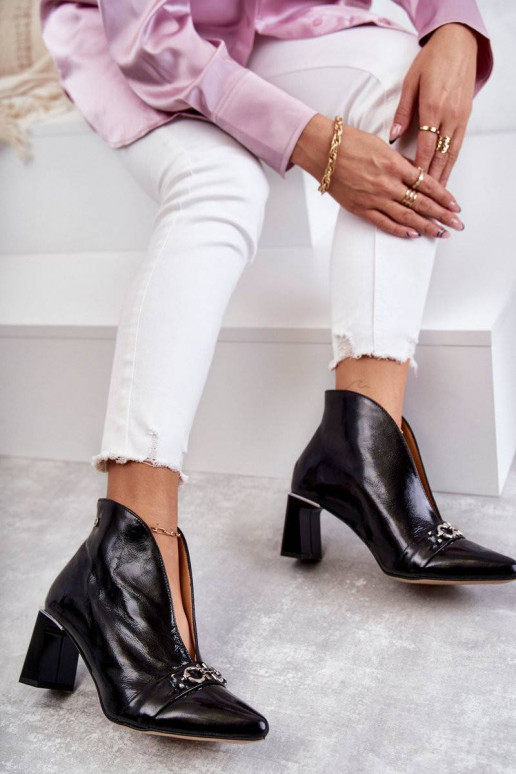 Naiste poolsaapad kõrge jämeda...