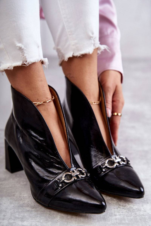 Naiste poolsaapad kõrge jämeda...