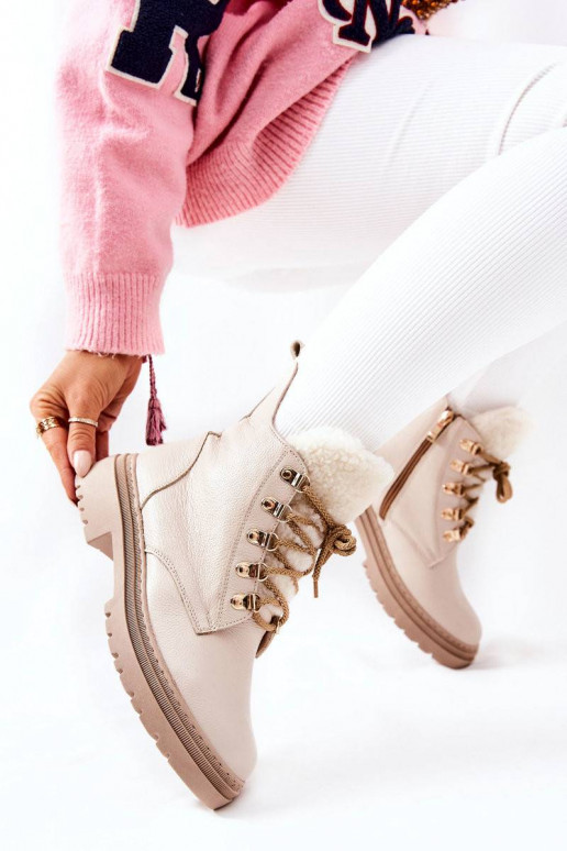 Voodriga Naiste poolsaapad beeži...