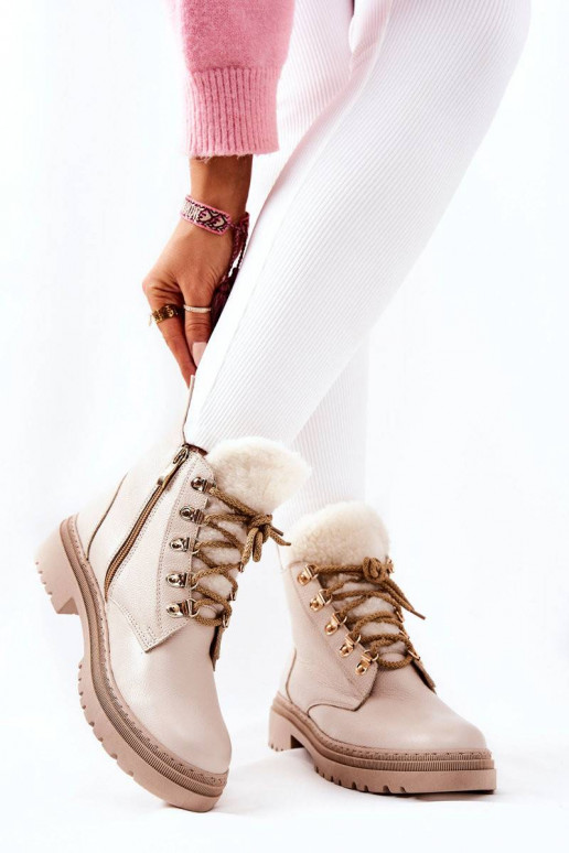 Voodriga Naiste poolsaapad beeži...