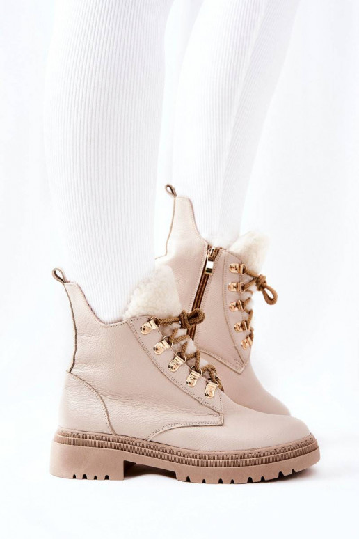 Voodriga Naiste poolsaapad beeži...