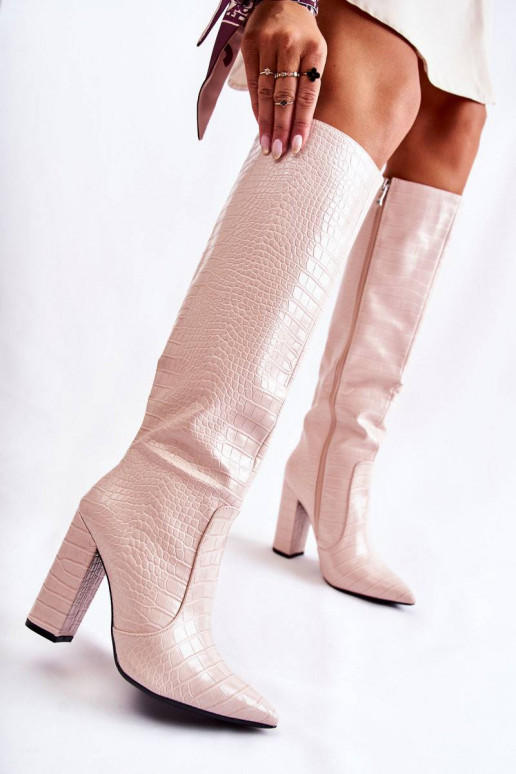 Moekad pika säärega saapad kõrge...