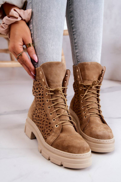 Saapad pruunid värvi Aileen