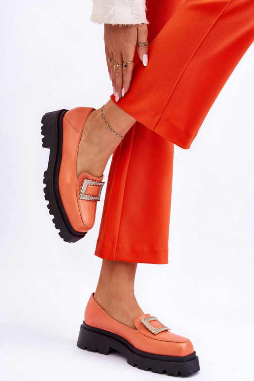 Mokassiinid oranži värvi Agathe