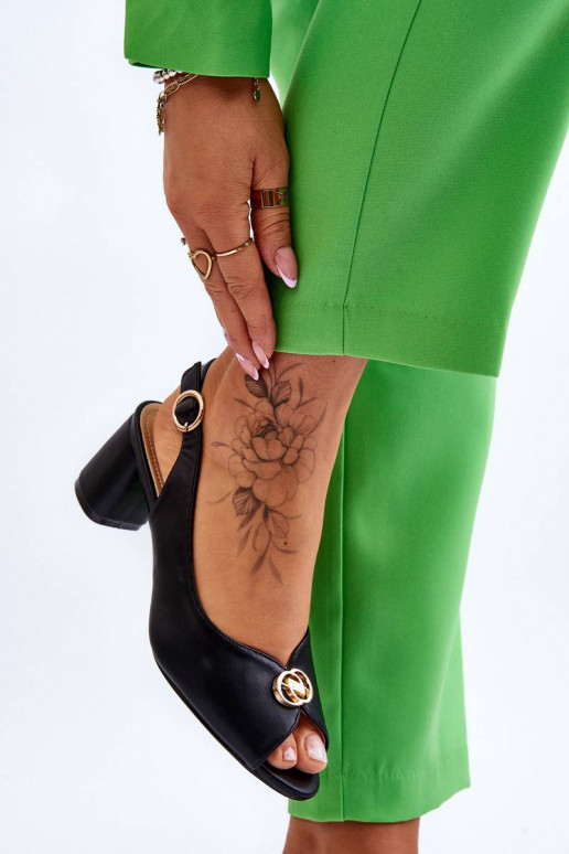 Moekad Naistesandaalid kõrge jämeda...