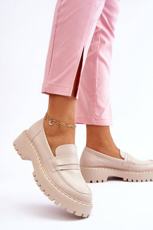 Mokassiinid jalatsid Big Star beeži...