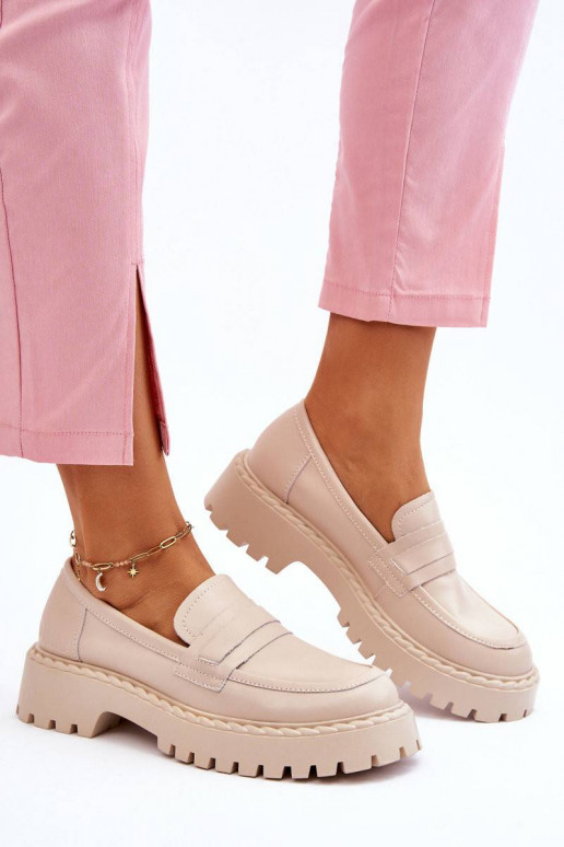 Mokassiinid jalatsid Big Star beeži...