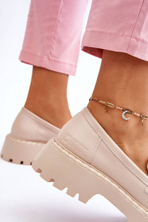 Mokassiinid jalatsid Big Star beeži...