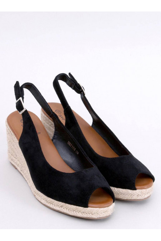 Espadrillid open toe NEVIL BLACK