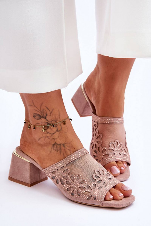 Sussid kõrge jämeda kontsaga võrguga...