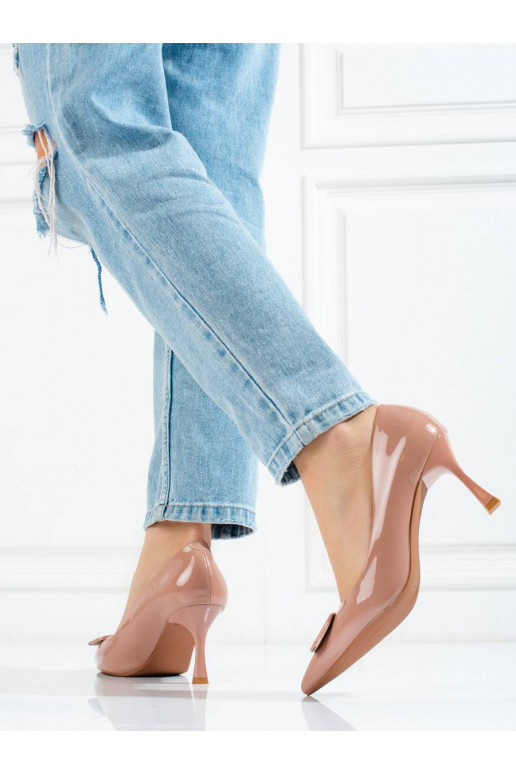 Kõrge kontsaga kingad Vinceza beeži...