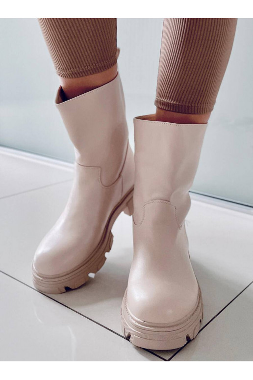 Stiilsed naiste saapad JOWITA BEIGE Stiilsed naiste saapad JOWITA BEIGE