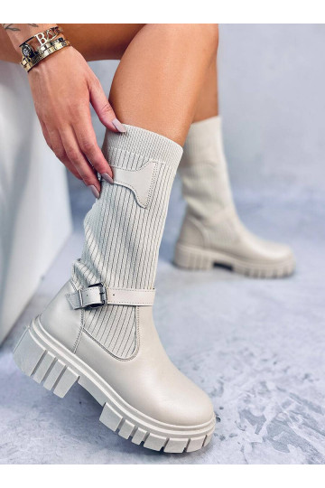 pika säärega saapad RHEA BEIGE