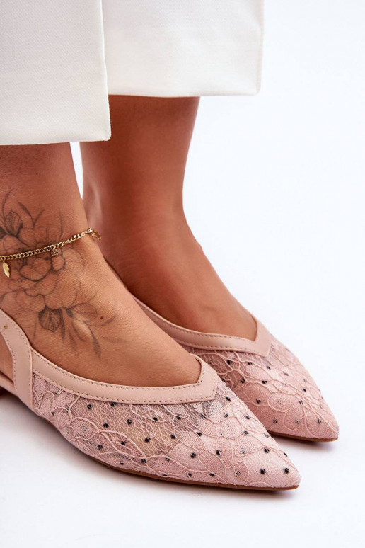 Baleriinad täppidega Tumeroosad värvi...