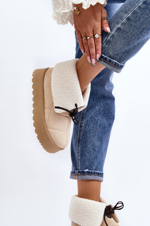 Nööpidega lumesaapad platvormiga...