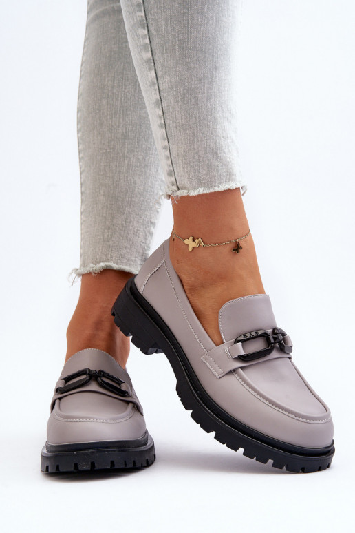 Mokassiinid Halli värvi Imbleria