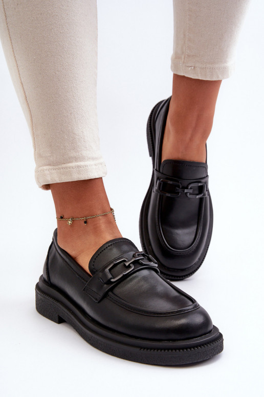 Naiste mokassiinid mustad Keelana