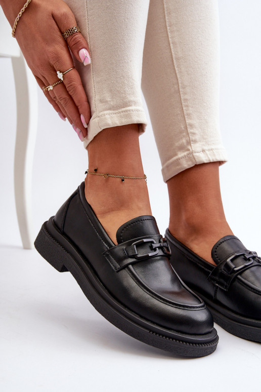 Naiste mokassiinid mustad Keelana