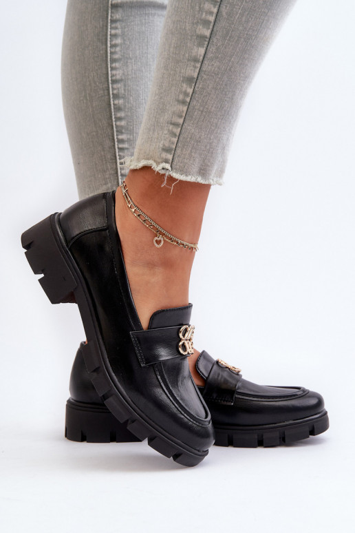 Elegantsed naiste mokassiinid mustad...