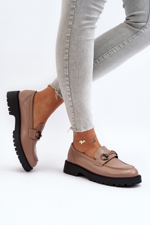 Mokassiinid Eko beeži värvi Ledda