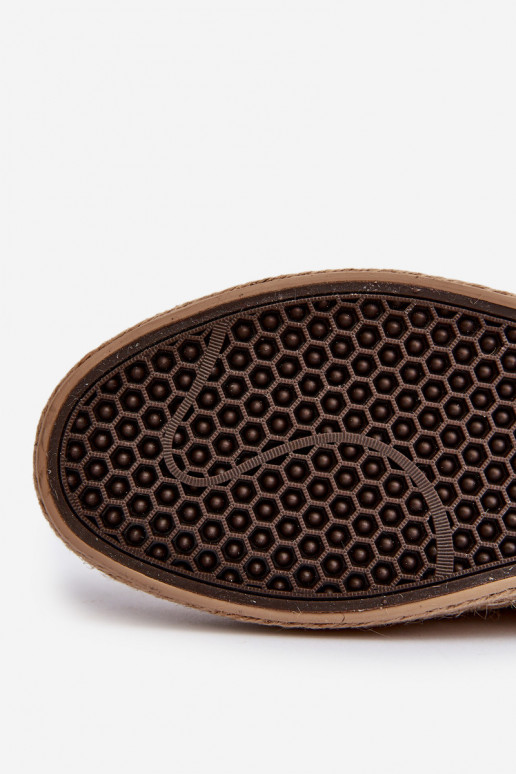 Liivakarva kunstnahast espadrillid...