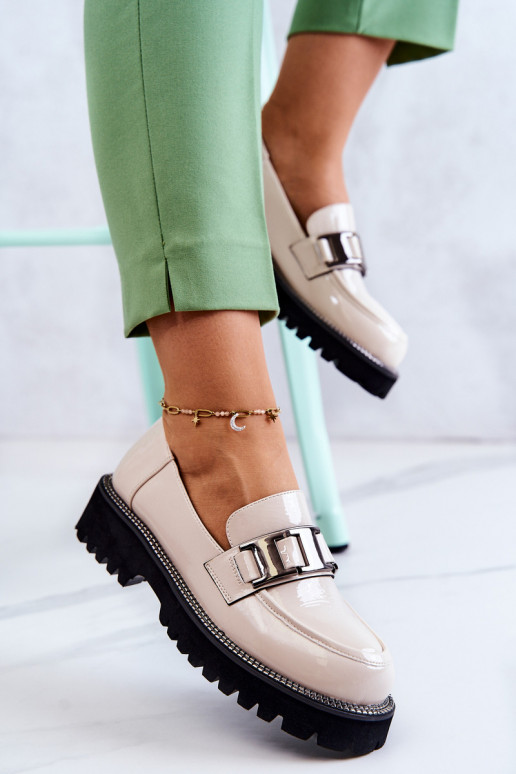 Laque jalatsid elevandiluu värvi Corine