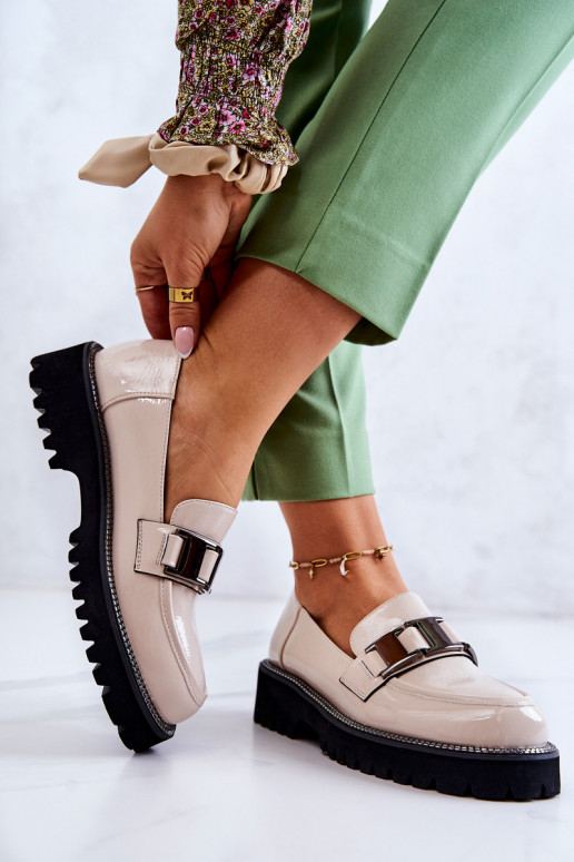 Laque jalatsid elevandiluu värvi Corine