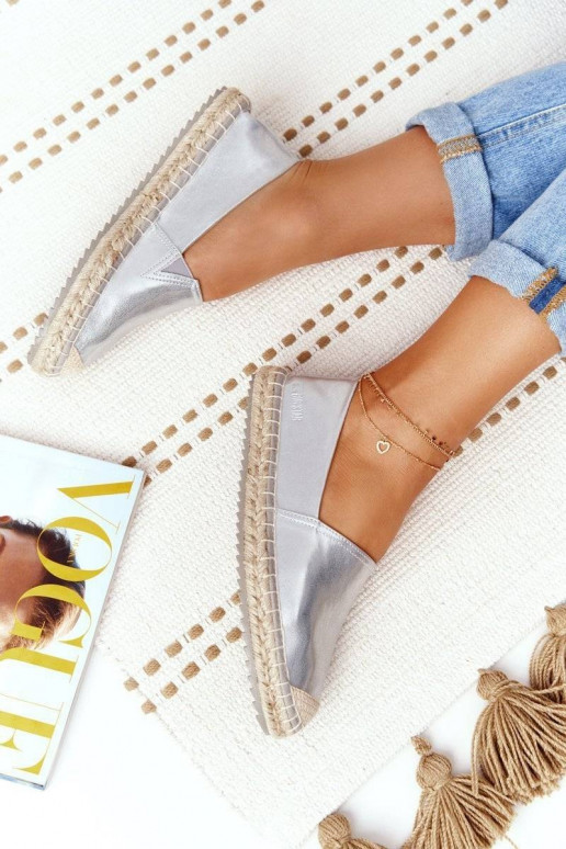 Espadrillid Big Star HH274504 Hõbedat...