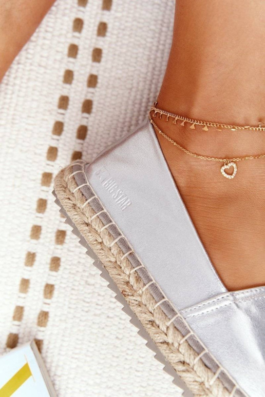 Espadrillid Big Star HH274504 Hõbedat...