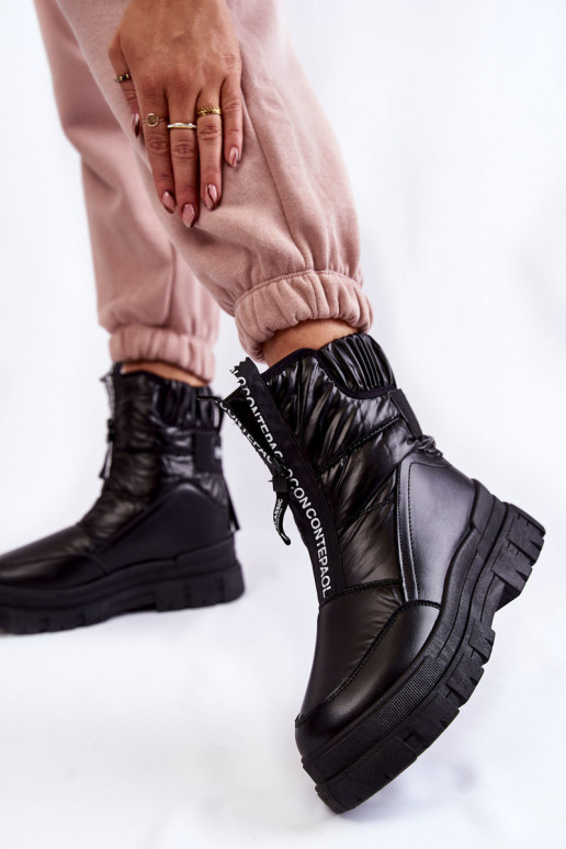 Nööpidega lumesaapad elastse ribaga...