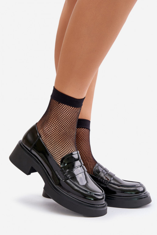 Mustad patenteeritud loafers D&A