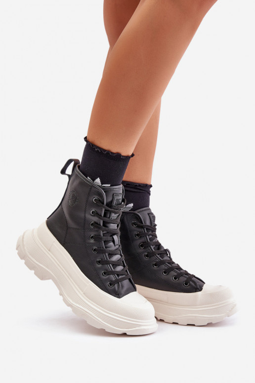 Nahk voodriga vabaaja jalanõud...