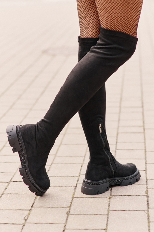 Naiste kõrged saapad üle põlve eko...