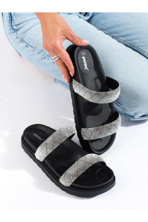 Naiste sussid Mustad Shelovet