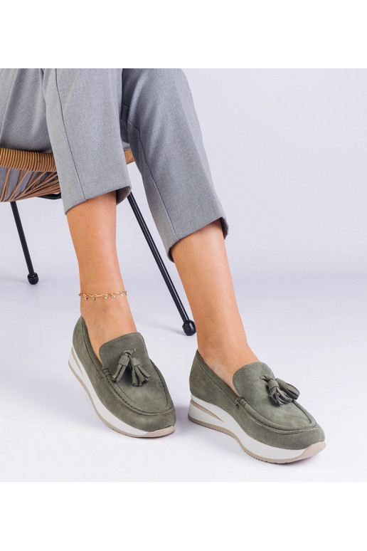 Rohelised naiste platvormkingad...