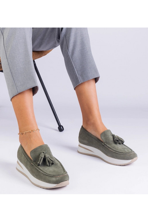 Rohelised naiste platvormkingad...