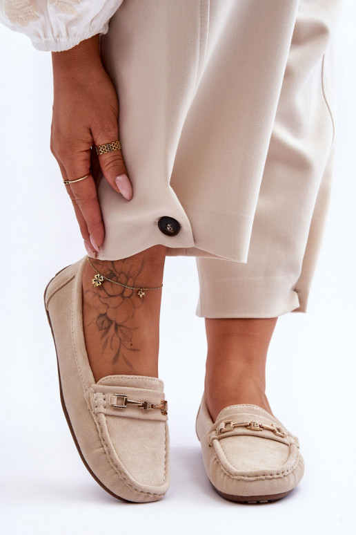 Klassikalised nubukist mokasiinid liivakarva Corinell