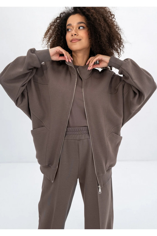 Costa - pruunid laia säärega püksid