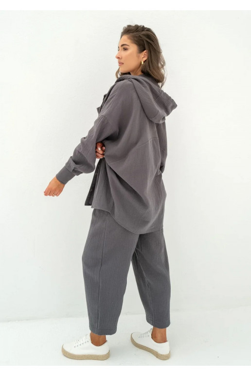 Graphite muslin jogger pants Graphite muslin jogger pants