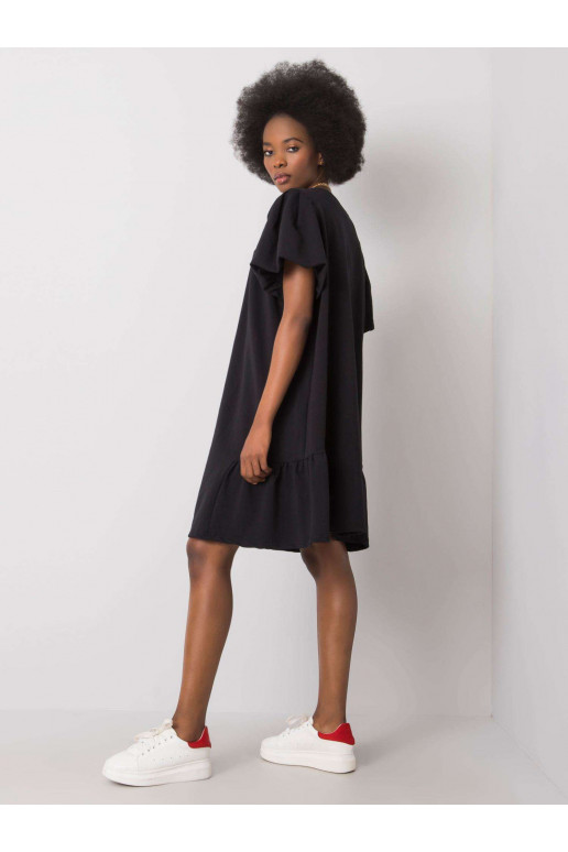 Must puuvillane kleit Liliyana RUE PARIS