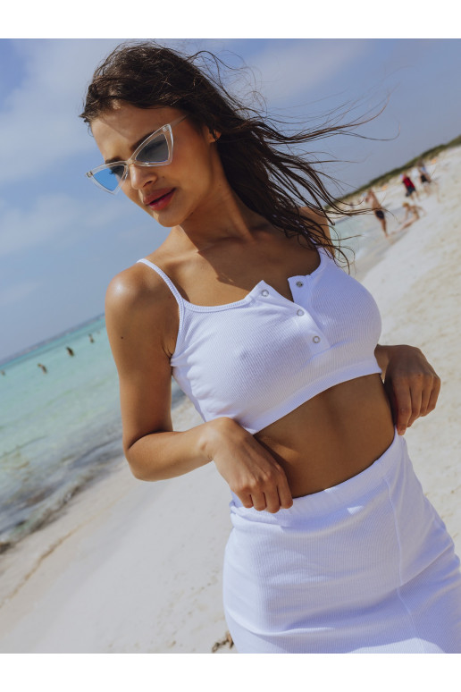 Valge kaheosaline komplekt RUE PARIS